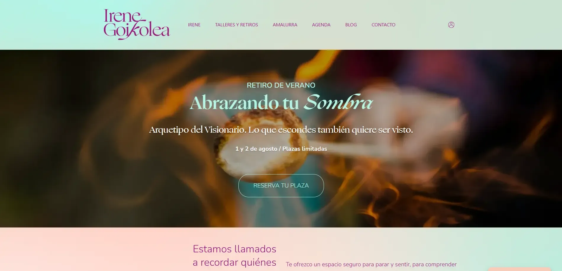 Tienda WooCommerce de retiros y talleres de Irene Goikolea